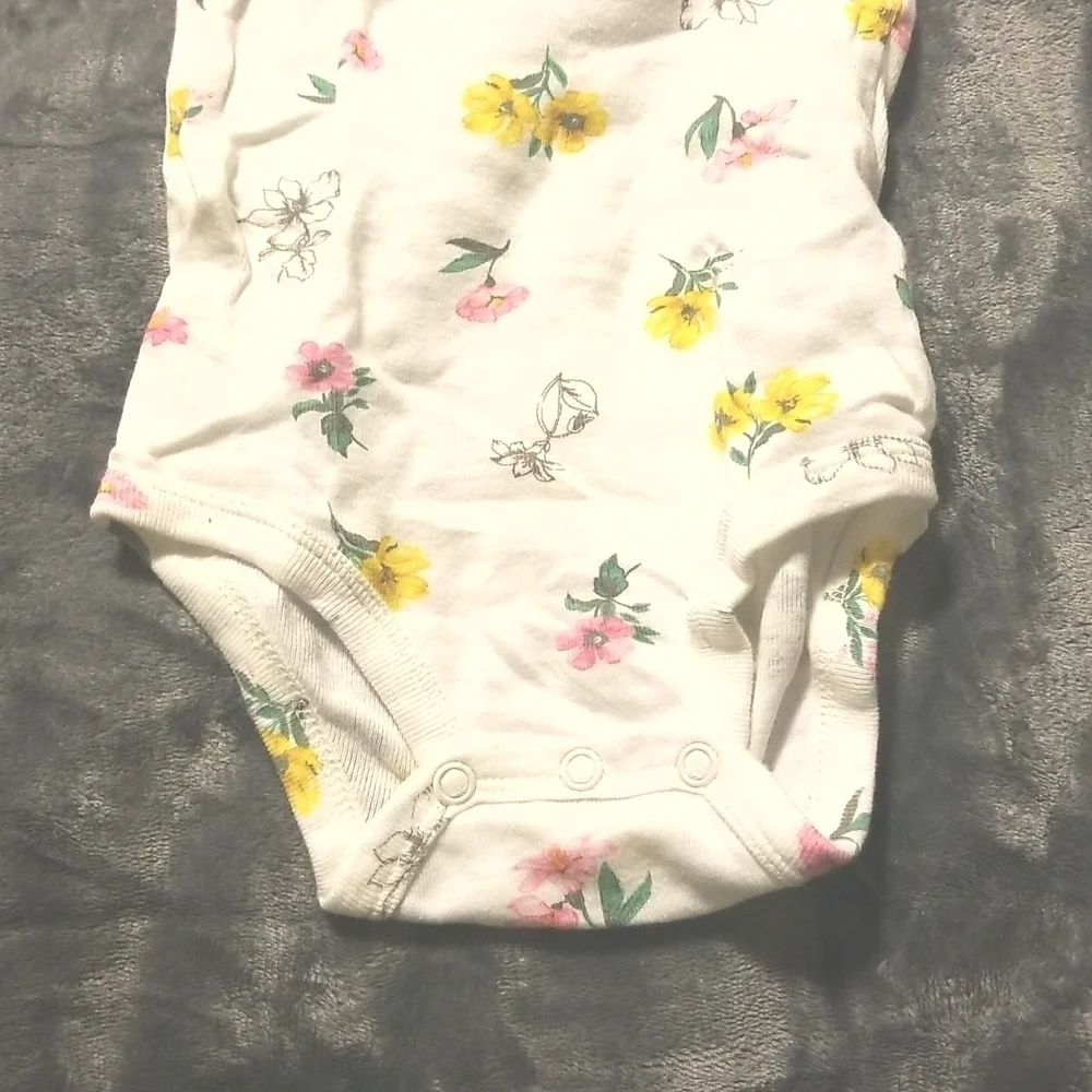 Carter's Baby Girl's Floral Onesie